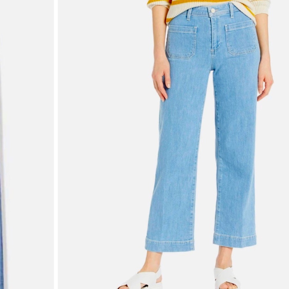 Nellie cropped wide leg Jean